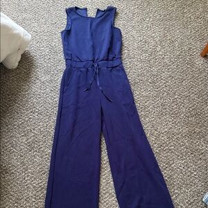 Casual Navy Blue Jumpsuit